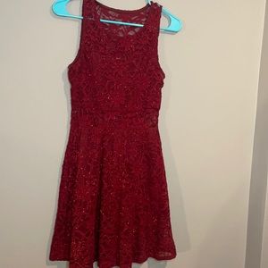 Sparkle red dress